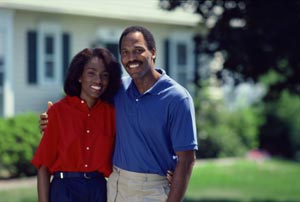 African-American couple